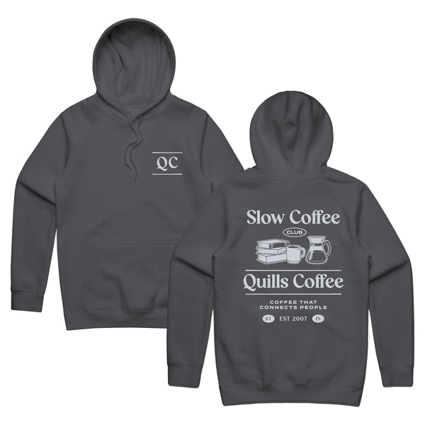 Quill's Slow Coffee Hoodie (Charcoal)