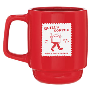 Quills Coffee Postage Mug