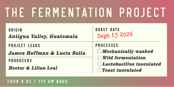 [PREORDER] James Hoffmann - Fermentation Project Tasting Set
